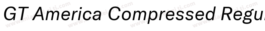 GT America Compressed Regular字体转换